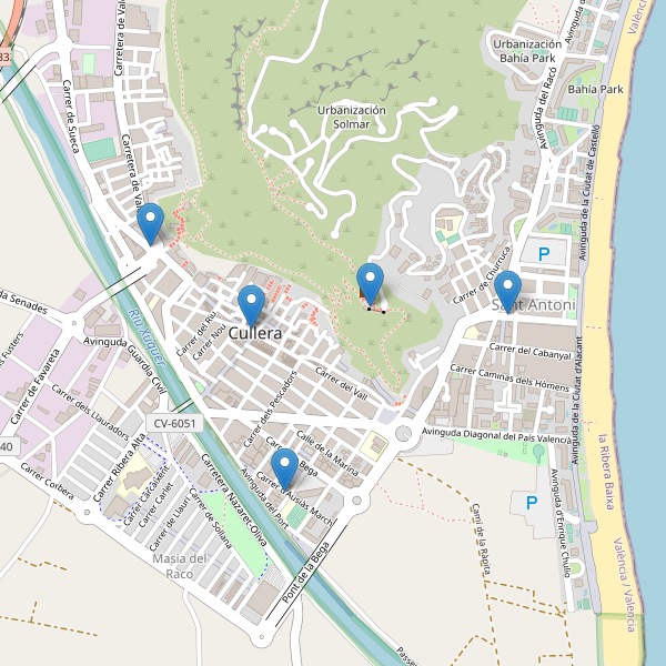 Mapa de iglesias en Cullera Thumbnail