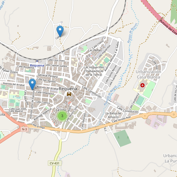 Mapa de iglesias en Requena Thumbnail