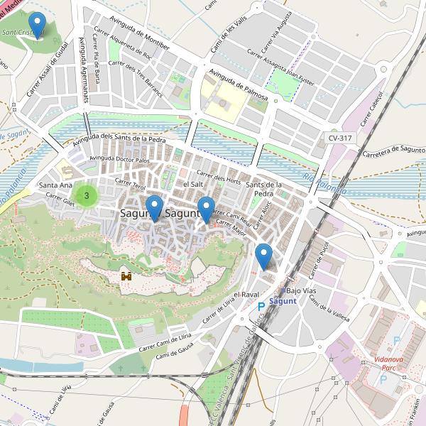 Mapa de iglesias en Sagunto Thumbnail