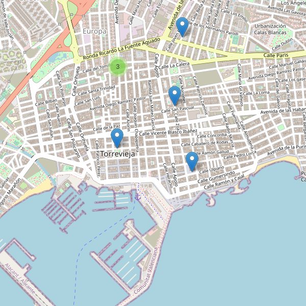 Mapa de iglesias en Torrevieja Thumbnail