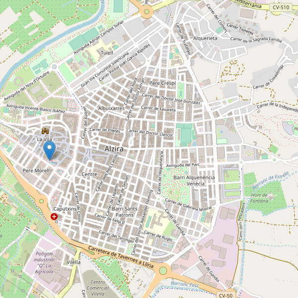 Mapa de mercados en Alzira Thumbnail