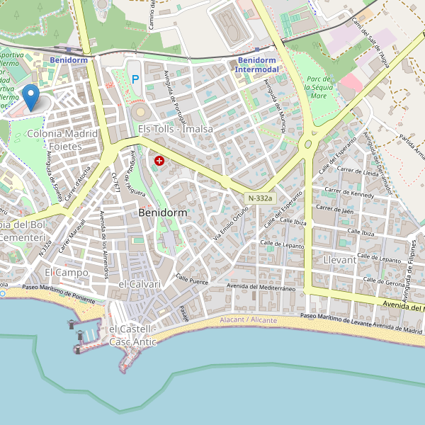 Mapa de mercados en Benidorm Thumbnail