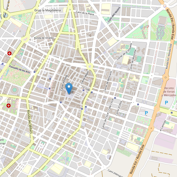 Mapa de mercados en Castelló de la Plana Thumbnail
