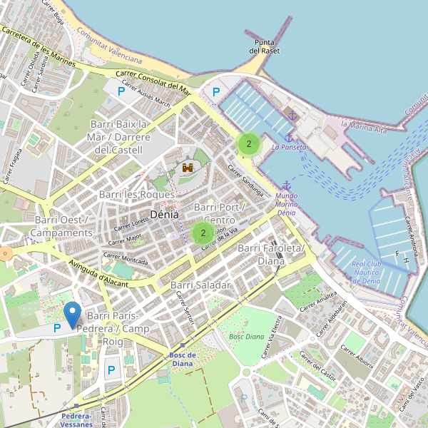 Mapa de mercados en Dénia Thumbnail
