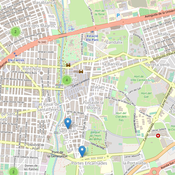 Mapa de mercados en Elche Thumbnail