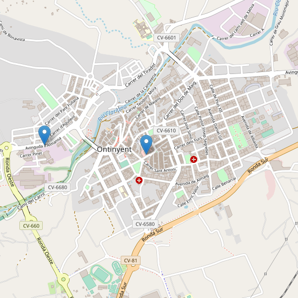 Mapa de mercados en Ontinyent Thumbnail