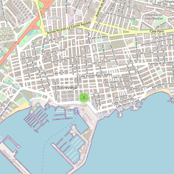Mapa de mercados en Torrevieja Thumbnail