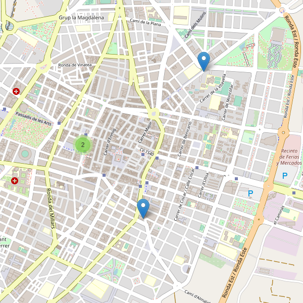 Mapa de monumentos en Castelló de la Plana Thumbnail
