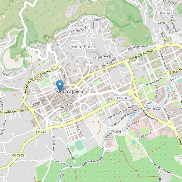 Mapa de monumentos en Jávea Thumbnail