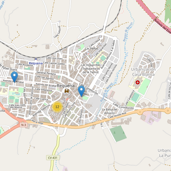 Mapa de monumentos en Requena Thumbnail