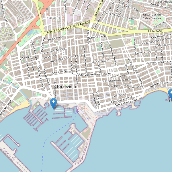 Mapa de monumentos en Torrevieja Thumbnail