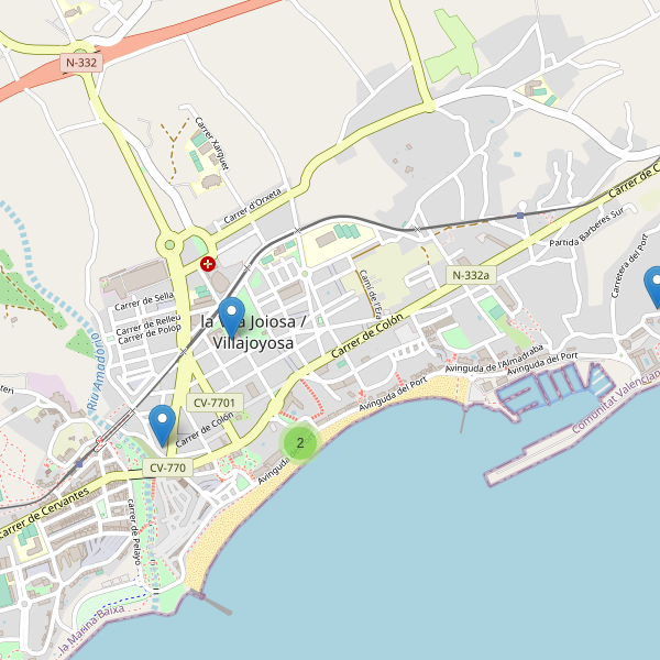 Mapa de monumentos en Villajoyosa Thumbnail