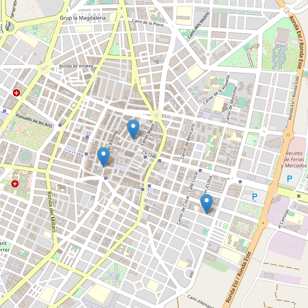 Thumbnail Mapa de museos en Castelló de la Plana