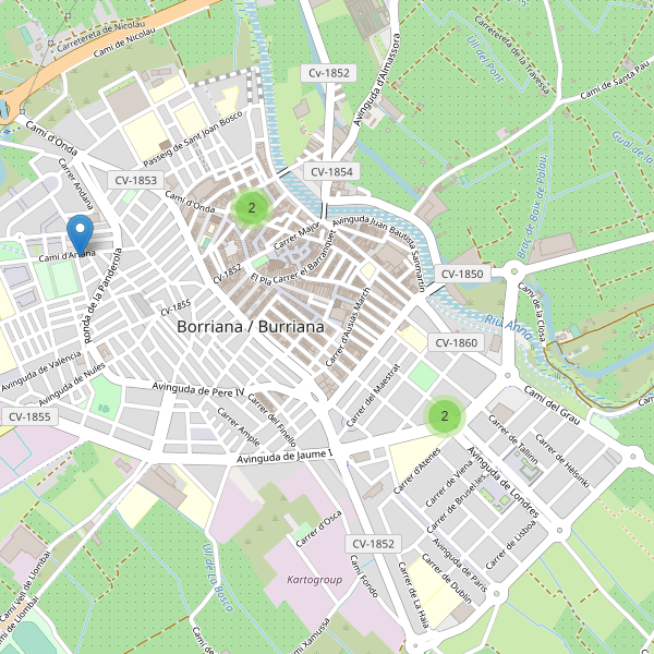 Thumbnail Mapa de restaurantes en Burriana