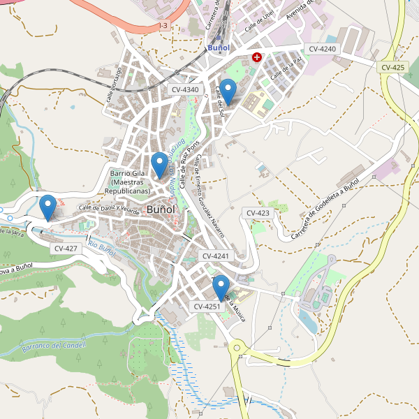 Thumbnail Mapa de restaurantes en Buñol