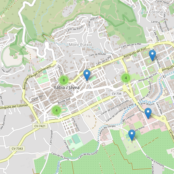 Thumbnail Mapa de restaurantes en Jávea