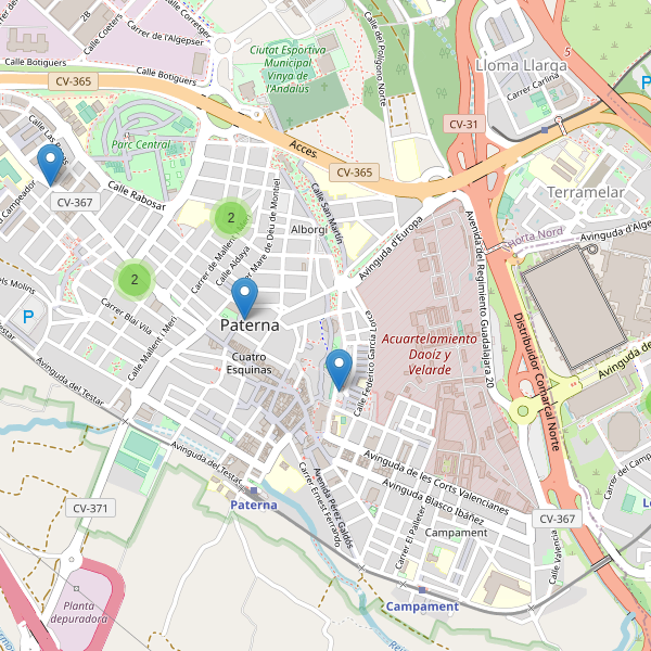 Thumbnail Mapa de restaurantes en Paterna