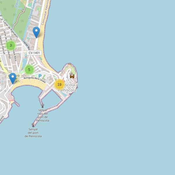 Thumbnail Mapa de restaurantes en Peñíscola