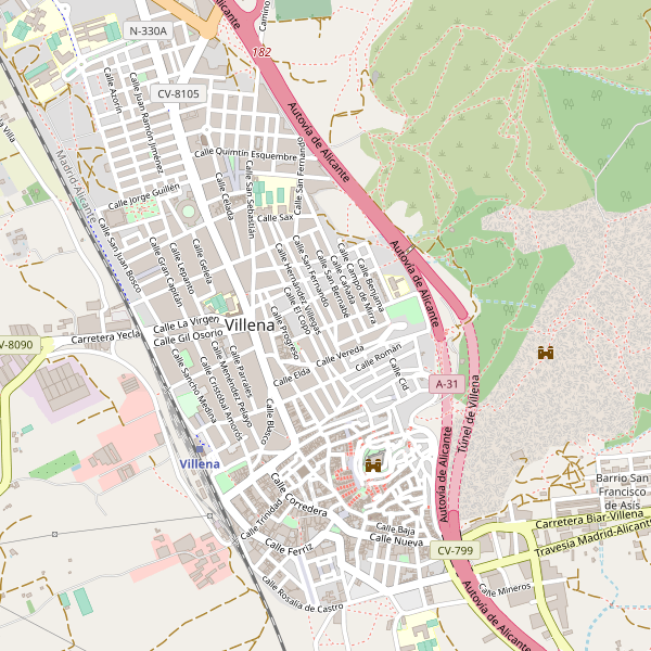 Thumbnail Mapa de restaurantes en Villena