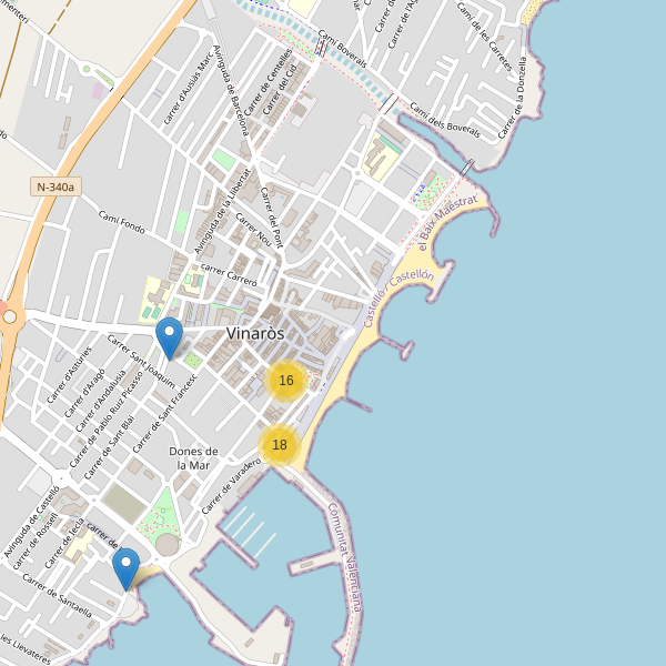 Thumbnail Mapa de restaurantes en Vinaròs