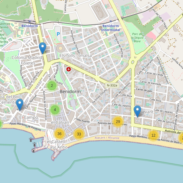 Mapa de ropa en Benidorm Thumbnail
