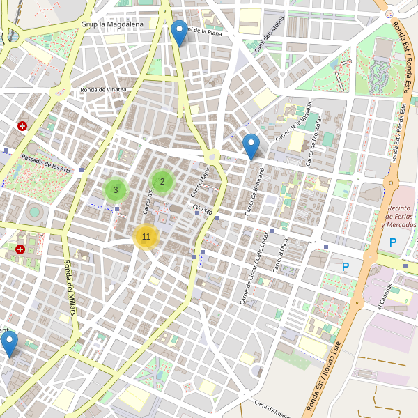 Mapa de ropa en Castelló de la Plana Thumbnail