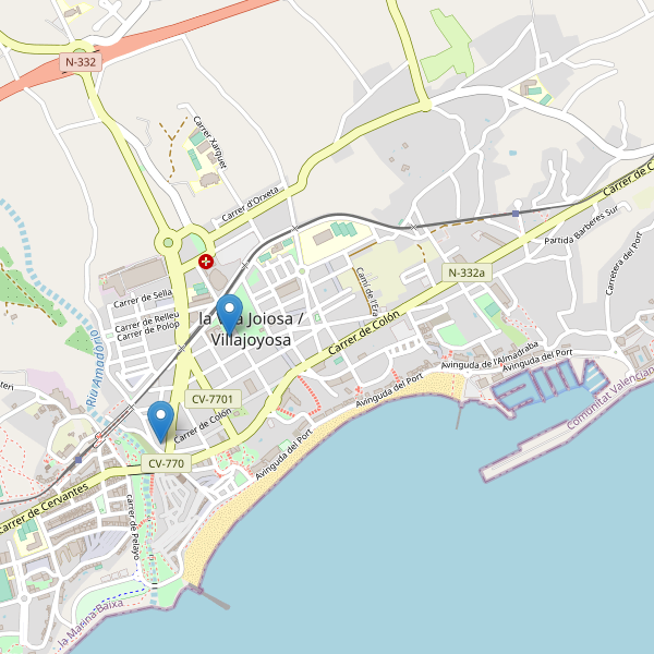 Mapa de sitios-arqueologicos en Villajoyosa Thumbnail