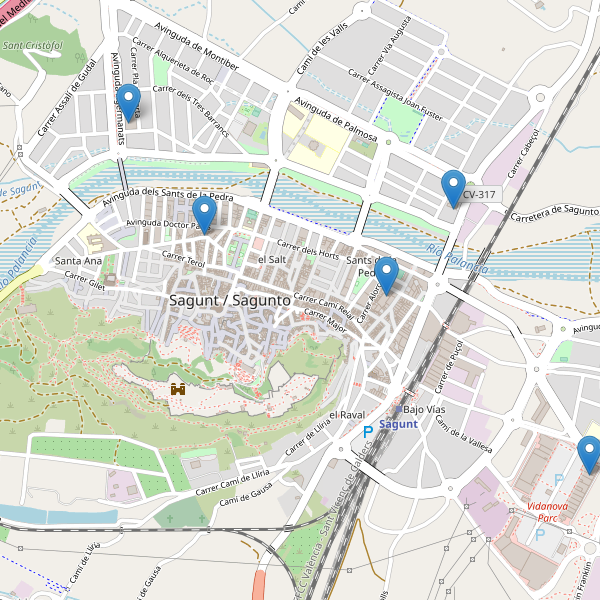 Thumbnail Mapa de supermercados en Sagunto