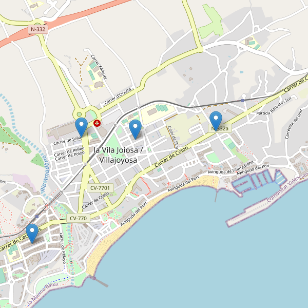 Thumbnail Mapa de supermercados en Villajoyosa