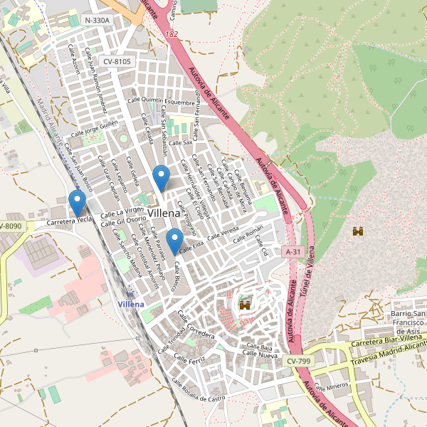Thumbnail Mapa de supermercados en Villena