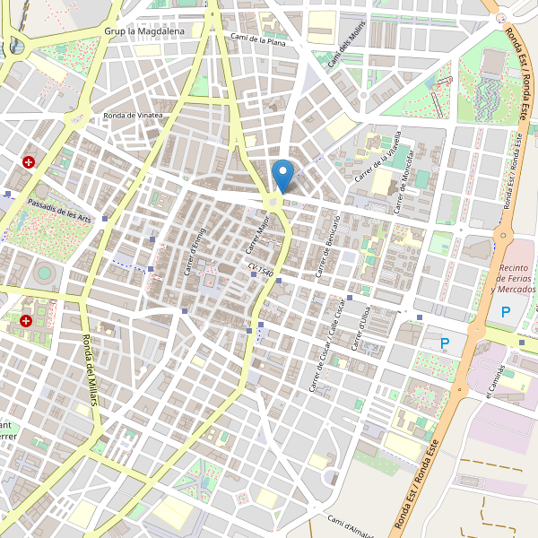 Mapa de taxi en Castelló de la Plana Thumbnail