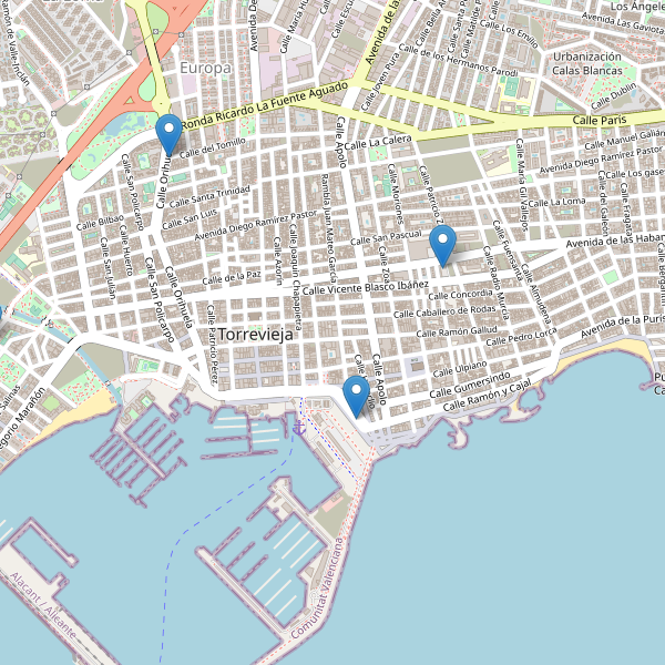 Mapa de taxi en Torrevieja Thumbnail