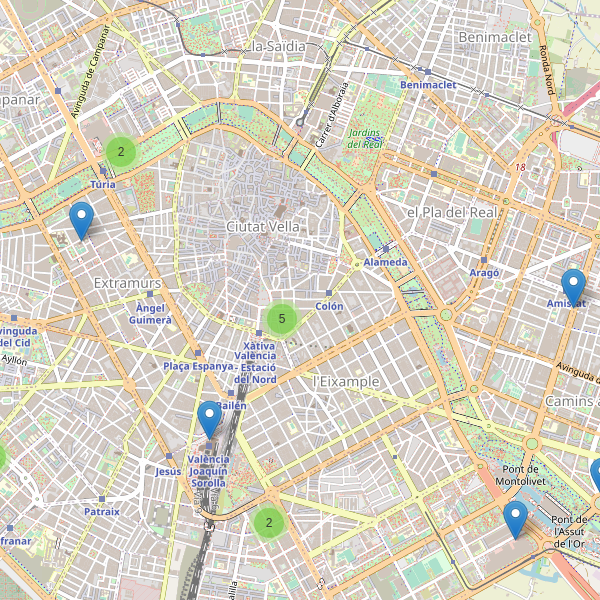 Mapa de taxi en València Thumbnail