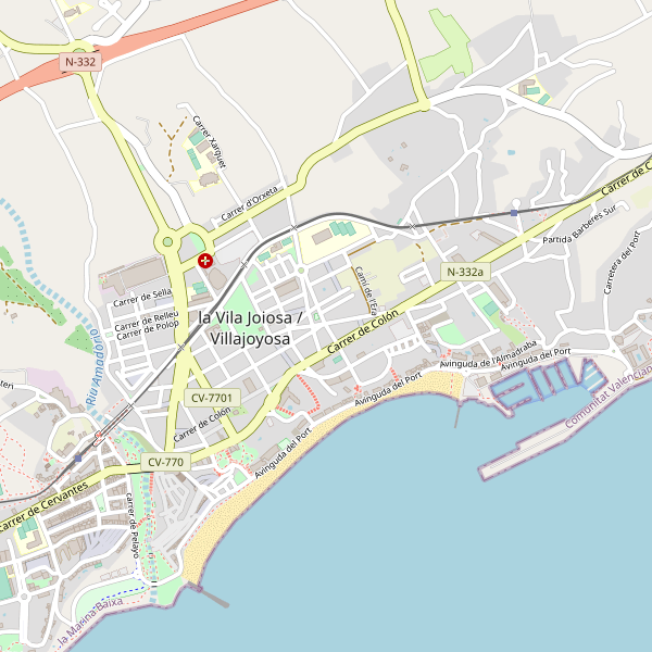 Mapa de taxi en Villajoyosa Thumbnail