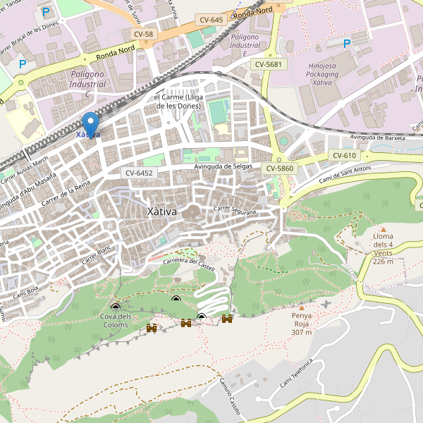 Mapa de taxi en Xàtiva Thumbnail