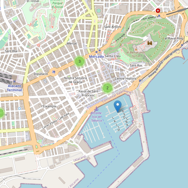 Mapa de telefonos en Alicante Thumbnail