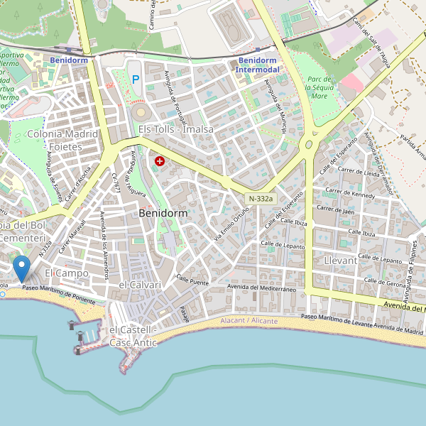 Mapa de telefonos en Benidorm Thumbnail