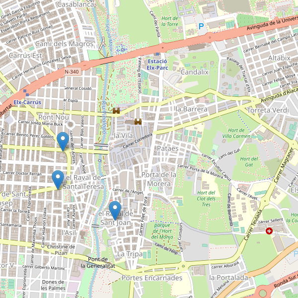 Mapa de telefonos en Elche Thumbnail