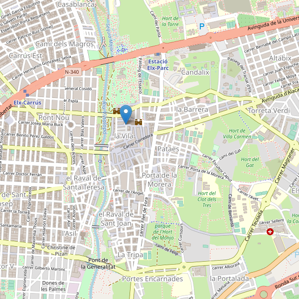 Mapa de vistas en Elche Thumbnail