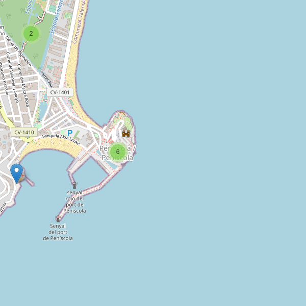 Mapa de vistas en Peñíscola Thumbnail