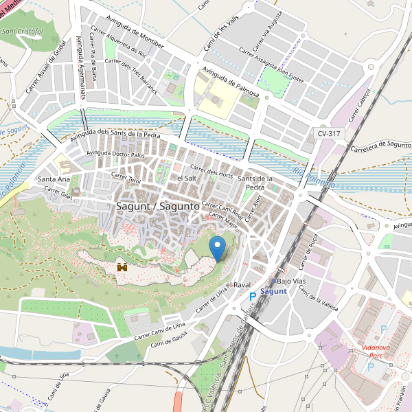 Mapa de vistas en Sagunto Thumbnail