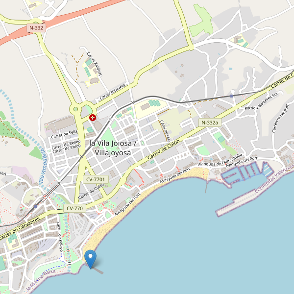 Mapa de vistas en Villajoyosa Thumbnail