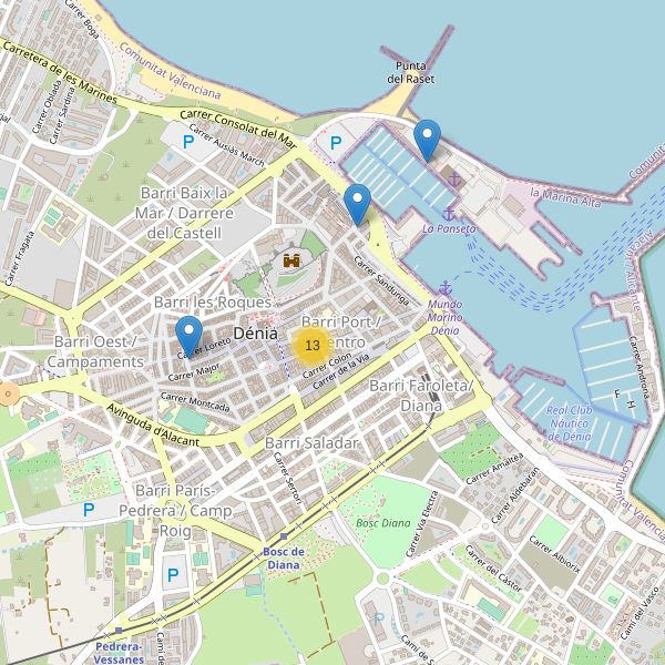 Mapa de zapatos en Dénia Thumbnail