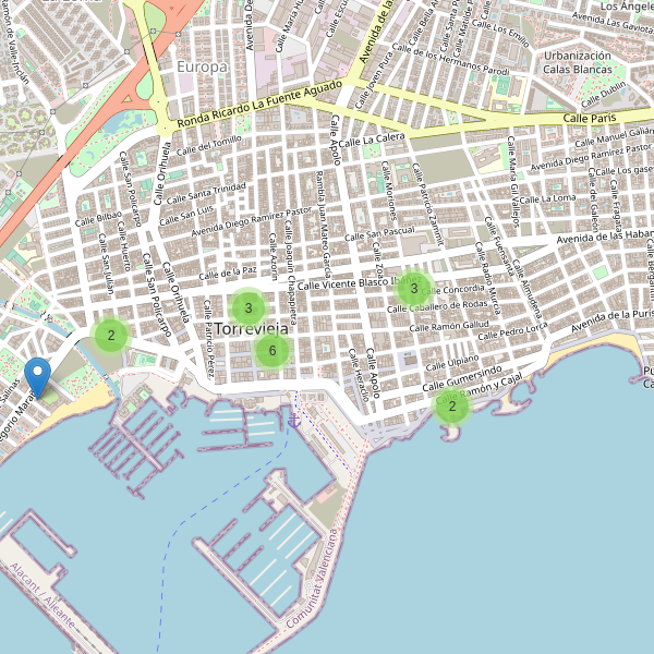 Mapa de zapatos en Torrevieja Thumbnail