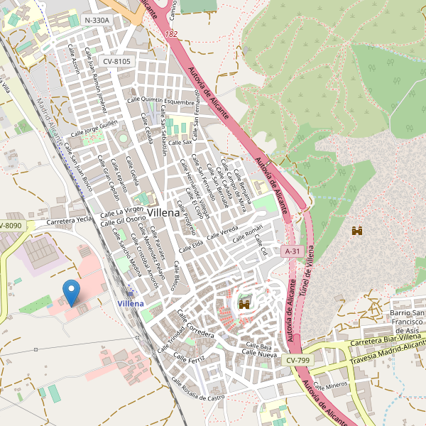 Mapa de zapatos en Villena Thumbnail